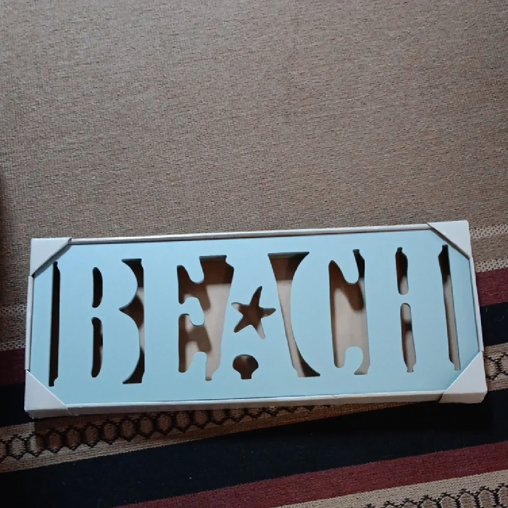 Beach Wall Decor Sign